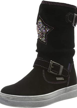 Детские демисезонные сапоги ботинки факультета 29, 31 размеры рихтер новые замшевые