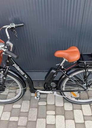 Електровелосипед 26" cubic-bike з акумулятором у багажнику "polermo" 500 w 10ah 48v5 фото