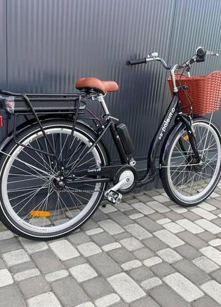 Електровелосипед 26" cubic-bike з акумулятором у багажнику "polermo" 500 w 10ah 48v4 фото