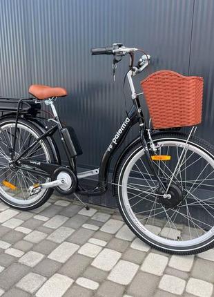 Электровелосипед 26" cubic-bike с аккумулятором в багажнике "polermo" 500w 10ah 48v