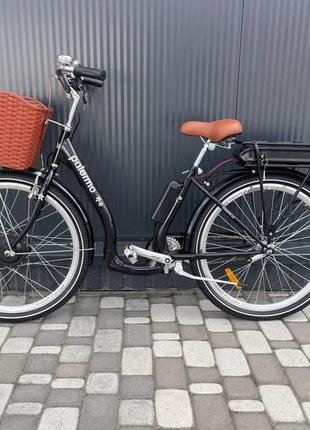 Електровелосипед 26" cubic-bike з акумулятором у багажнику "polermo" 500 w 10ah 48v3 фото