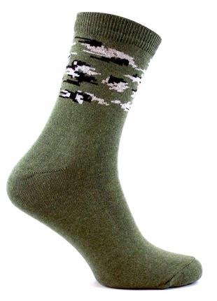 Набор демисезонные тактические носки зсу 5 пар 41-45 хаки пиксель военные носочки5 фото