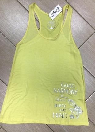 Спортивная майка для фитнеса йога crivit нижняя р. s