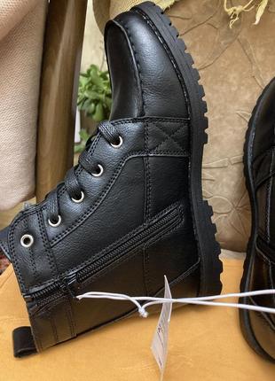 Ботинки ботинки осень-зима -5`с zara нитевичка2 фото