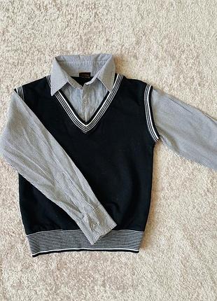 Рубашка обманка для мальчика