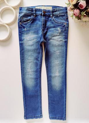 Модні лдинси з потертостями, стрейч  артикул: 16466