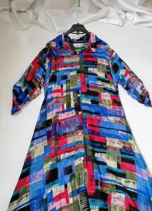 ⛔ туника  платье   рубашка  удлинённая спинка из натуральной ткани штапель6 фото