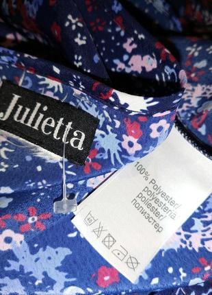 Яркое платье-туника-трапеция в цветочный принт,мега батал,julietta,германия10 фото