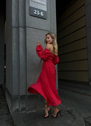 Стильное классическое классное красивое хорошенькое удобное модное трендовое простое платье платье красная черная4 фото