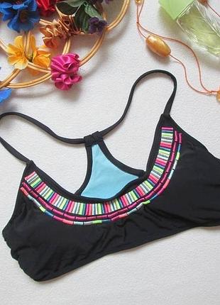 Шикарный верх лиф от купальника с вышивкой и переплетами xhilaration 🌺 👙 🌺