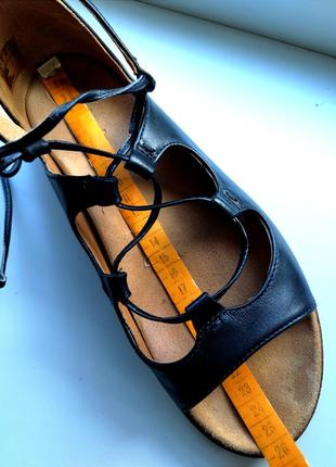 Качественного бренда сандалии босоножки кожаные3 фото