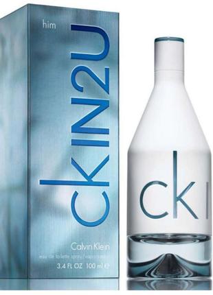 Оригинал calvin klein ck in2u him 100 ml ( кельвин кляйн др 2 ю ) туалетная вода