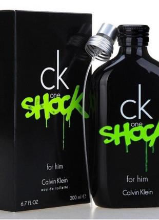 Оригінал calvin klein ck one shock for him 200 ml ( кельвін кляйн ван шок ) туалетна вода