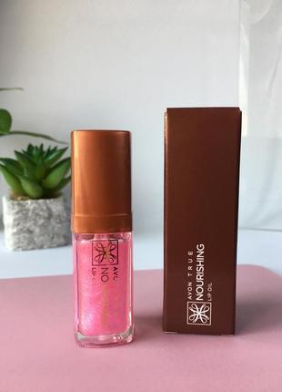 Олія для губ « живлення та колір», 7 мл сяюча пелюстка, avon / блиск олійка ейвон