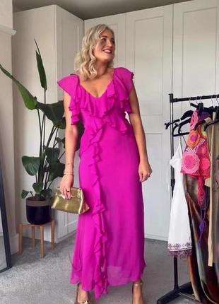 Чудова яскрава нова сукня в стилі zara довга, для тендітної🎀