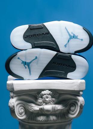 Кросівки nike air jordan 5 retro unc university blue оригінал