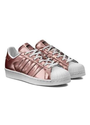 Adidas superstar bronze   женские кроссовки/кеды