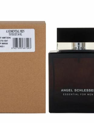 Оригінал angel schlesser essential for men 100 ml tester ( ангел шлессер эссентиал ) туалетна вода1 фото