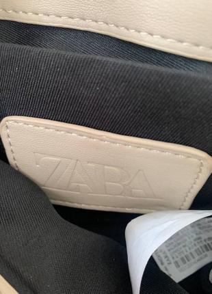 Сумка бежевая zara 3