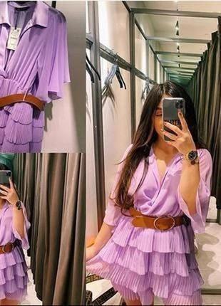 Бузкова сукня zara 4