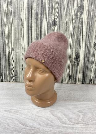 Жіноча вовняна шапка des petits hauts beanie alby merinos wool merinowool woolrich бікі