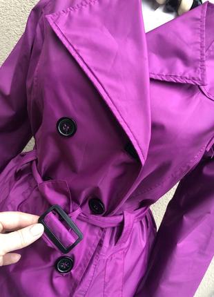 Яркий,тонкий плащ с капюшоном,тренч,куртка,дождевик спортивный,2 фото
