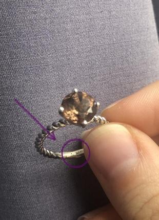 Кольцо с камнем хамелион (сультанит) винтаж5 фото