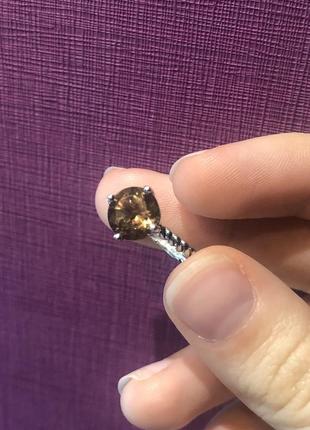 Кольцо с камнем хамелион (сультанит) винтаж2 фото