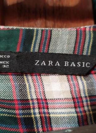 Рубашка в клетку zara 3