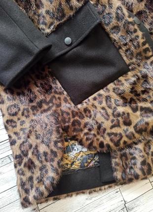 Шикарне стильне пальто куртка леопард3 фото