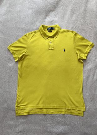 Яркая поло футболка polo by ralph lauren