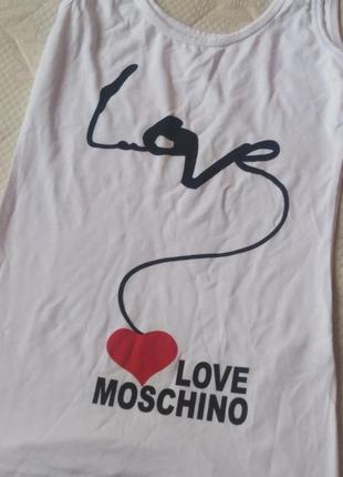 Майка love moschino2 фото