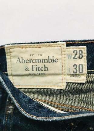 Джинсы abercrombie & fitch синие, размер m7 фото