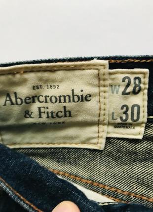 Джинсы abercrombie & fitch синие, размер m6 фото