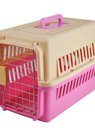 Переноска контейнер для собак и кошек для авиа перелётов и транспортировки животных ll1 фото