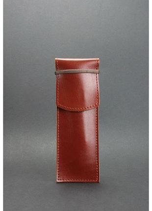 Шкіряний чохол для ручок 1.0 світло-коричневий