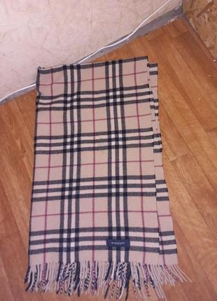 Вінтаж великий шарф burberry london оригінал 140×75