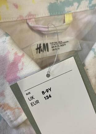 Джинсовая куртка h&amp;m 8/9 лет курточка3 фото