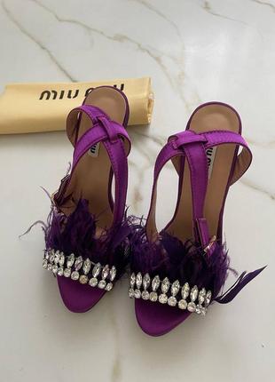 Босоножки в стиле miu miu3 фото