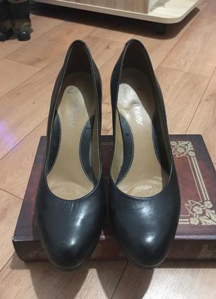 Шкіряні туфлі clarks