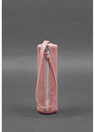 Женская кожаная ключница 3.1 тубус xl розовая
