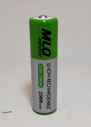 Акумулятор потужний mlq 18650 ємність 2500 mah li-ion 3.7 v