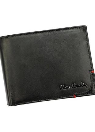 Чоловічий шкіряний гаманець pierre cardin tilak75 8806 чорний