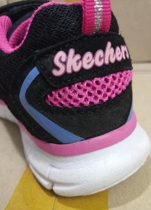 Кросівки для дівчинки сітка skechers (orig., легкі, сша) #11296 фото
