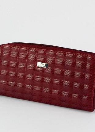 Жіночий шкіряний гаманець baju baj 090-60-37 вр бордовий -