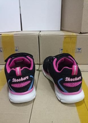 Кросівки для дівчинки сітка skechers (orig., легкі, сша) #11293 фото
