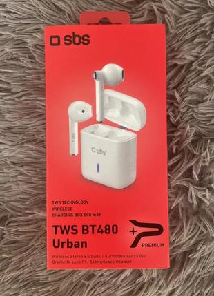 Наушники tws bt480 urban wireless earphones1 фото