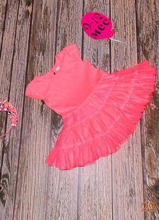 Нарядное платье old navy для девочки 6-12 месяцев. 80 см