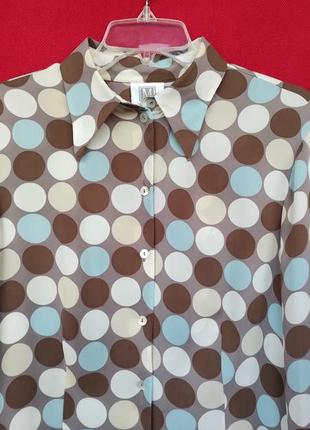 Шелковая блуза рубашка от madeleine3 фото