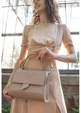 Женская кожаная сумка ester карамель краст2 фото